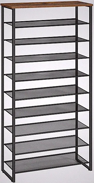 HOOBRO Schuhregal Schuhschrank Schuhablage Schuhaufbewahrung 75 x 28,5 x 159 cm