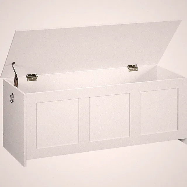 HOOBRO Truhen, Sitzbank mit Stauraum, Spielzeugkiste mit Deckel, 100 cm Aufbe...