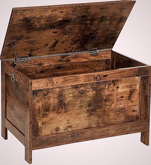 HOOBRO Truhen, Sitzbank Mit Stauraum, Spielzeugtruhe Mit Deckel, Schuhbank, Sitz