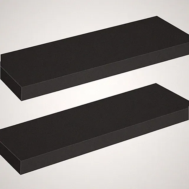 HOOBRO Wandregal, Schweberegal 2er-Set, stabile Wandboards, 60 x 20 x 3,8 cm...