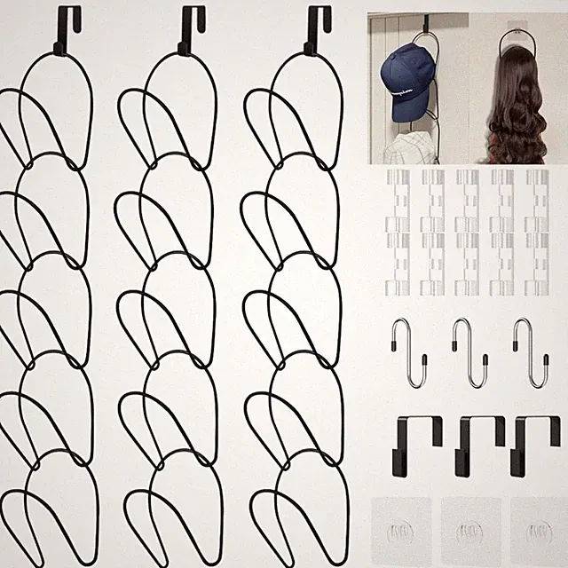 Hut Organizer, Huthalter, Klebehaken, Schals, Handtaschen, minimalistisch, 15...