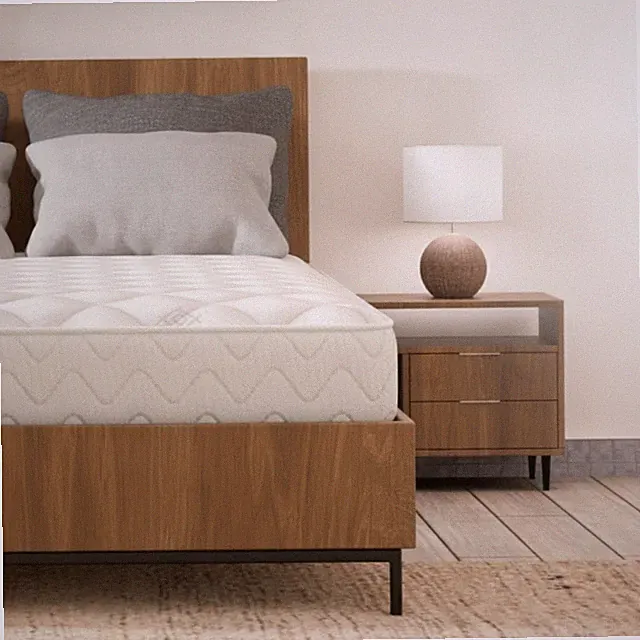 Hypoallergene Plüsch King Size Matratze 150x200cm - Ideal für Allergiker