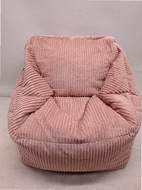 Icon Natalia Sitzsack Kinder, Rosa, Flauschiger Cord Stoff