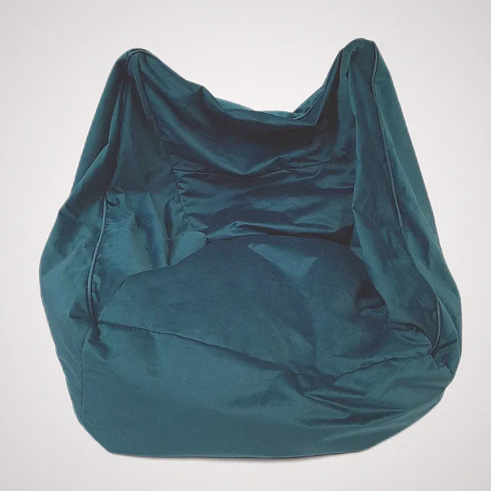 Icon Sitzsack Sessel Sitzmöbel Natalia Gemütlichkeit XXL Plüsch Blaugrün Erwachs