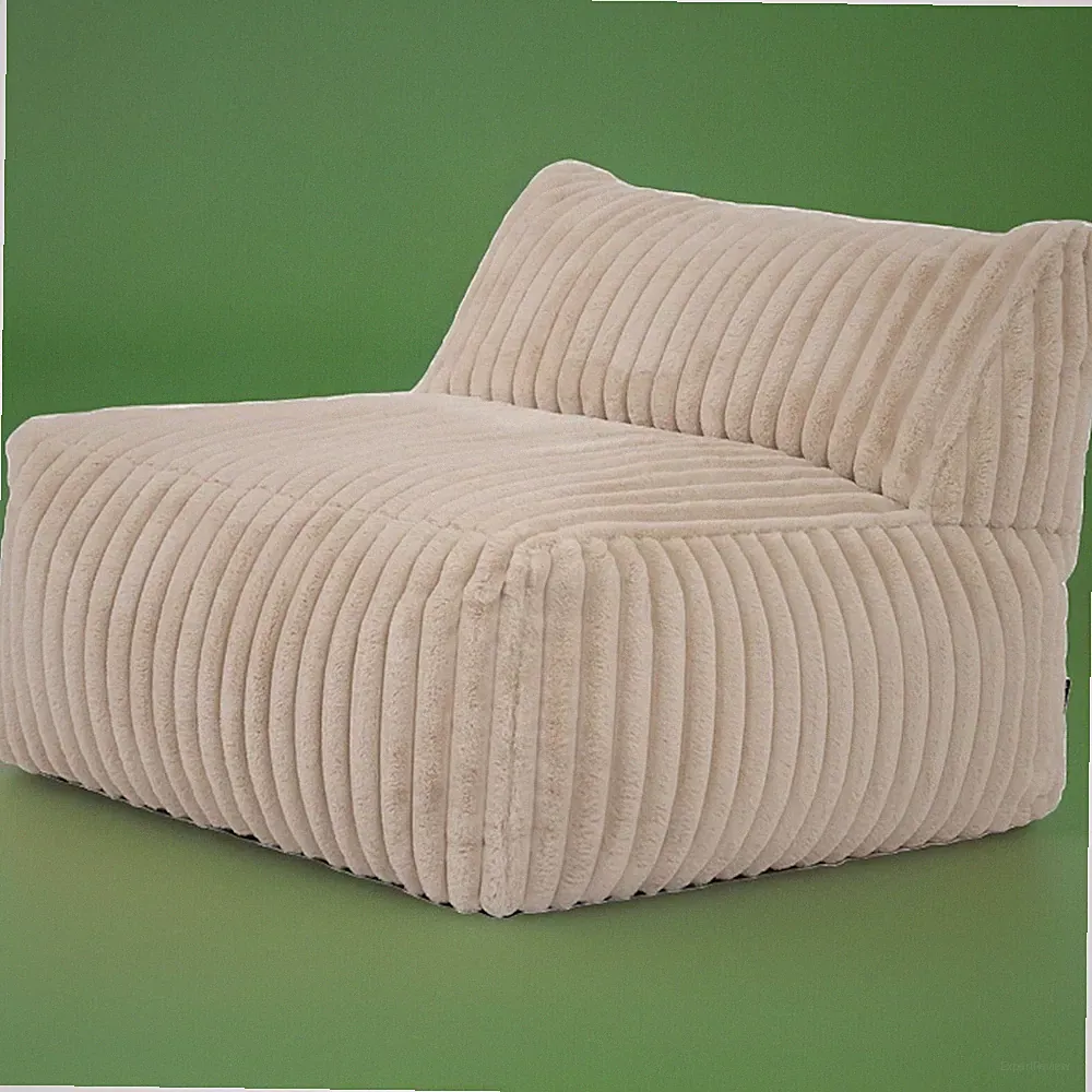 Icon Tetra Bean Bag, Beige, Sitzsack Stuhl, Modulares Sofa Inklusive Füllung