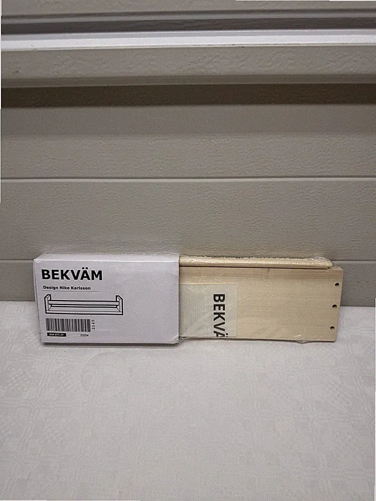 Ikea BEKVÄM ~ Holz Regal / Wandregal /Hängeregal / Gewürzregal, Espe ~ NEU & OVP