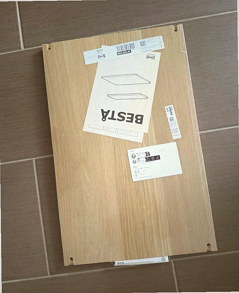 IKEA BESTÅ Regalboden Holz beige Holzoptik 35x55 cm 002.955.49