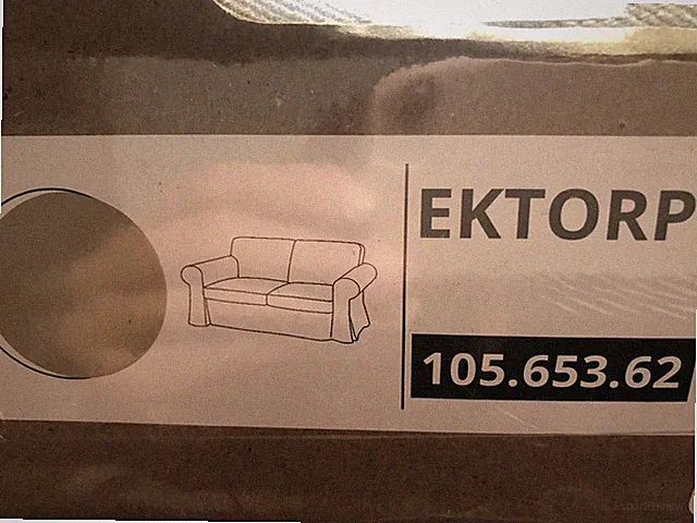 Ikea-Bezug, Neu, für Ektorp 2er Sofa in Karlshov beige /bunt 105.653.62 OVP