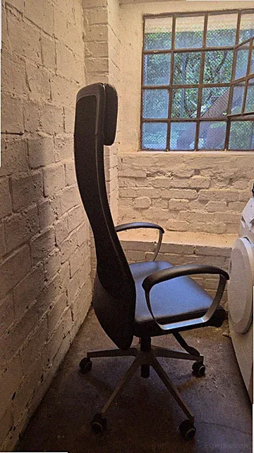 Ikea Bürodrehstuhl Obermaterial Leder