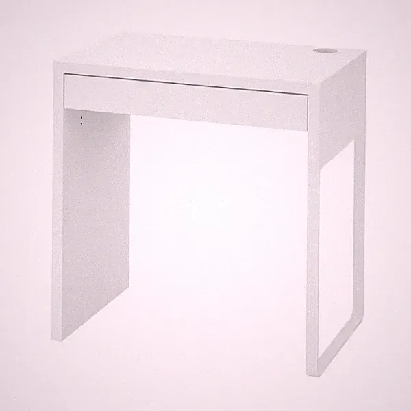 IKEA Bürotisch Schreibtisch Computertisch Büro Tisch schublade weiss MICKE
