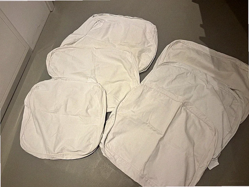 IKEA EKTORP Bezüge für 3-Sitzer Sofa – Weiß