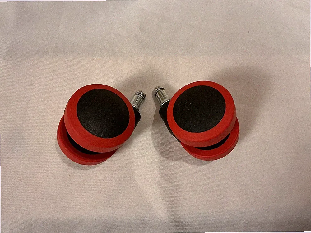 IKEA Ersatzteile 2x #10074949 Doppelrollen Rot - GRUPPSPEL, MATCHSPEL #367/2