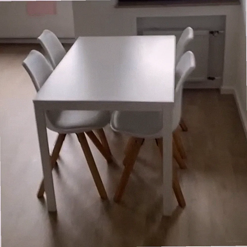 IKEA Esstisch rechteckig weiß ausziehbar 120–180 x 74 x 75 cm 6