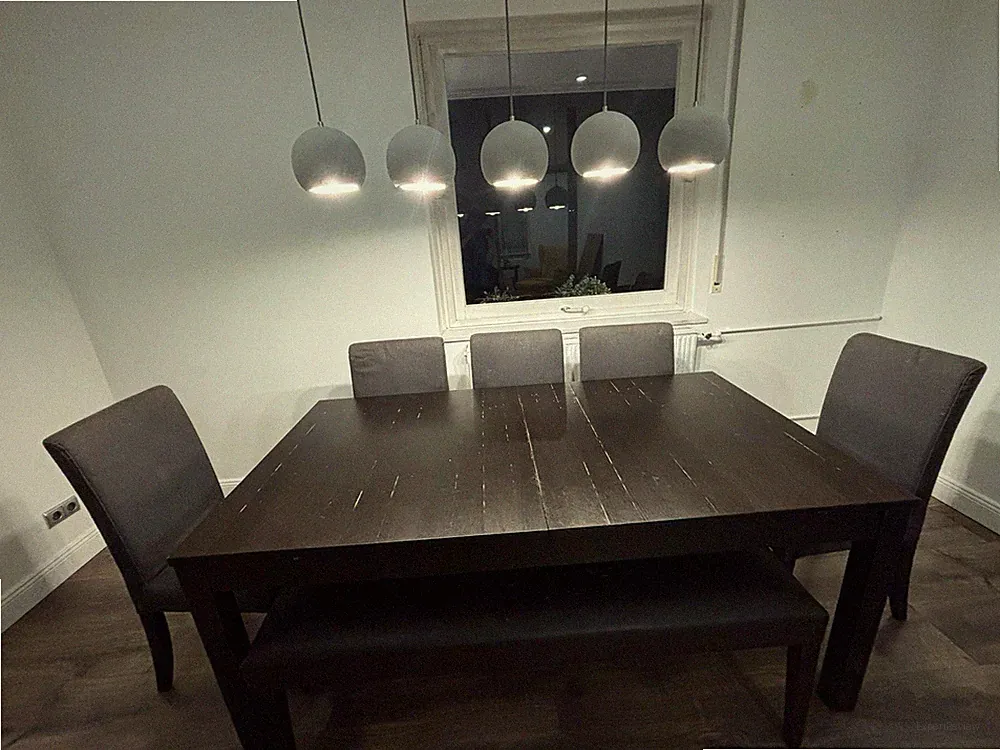 Ikea Esstisch (Stühle & Sitzbank)