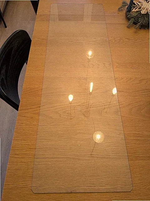 IKEA Fabrikör original Seitenwand - gehärtetes Glas (34x107cm) - Vitrine regal
