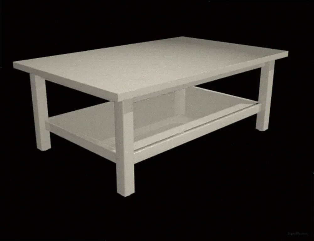 Ikea HEMNES Couchtisch 118 x 75 cm Massivholz weiß super Zustand Blitzversand!