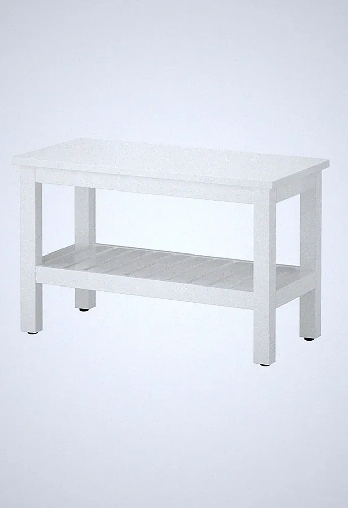 Ikea Hemnes Echtholz Sitzbank Schuhbank weiß Top Zustand Blitzversand
