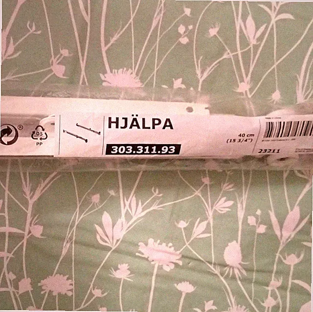 IKEA HJÄLPA Kantenumleimer selbstklebend 40 mm x 5 m Weiß 303.311.93