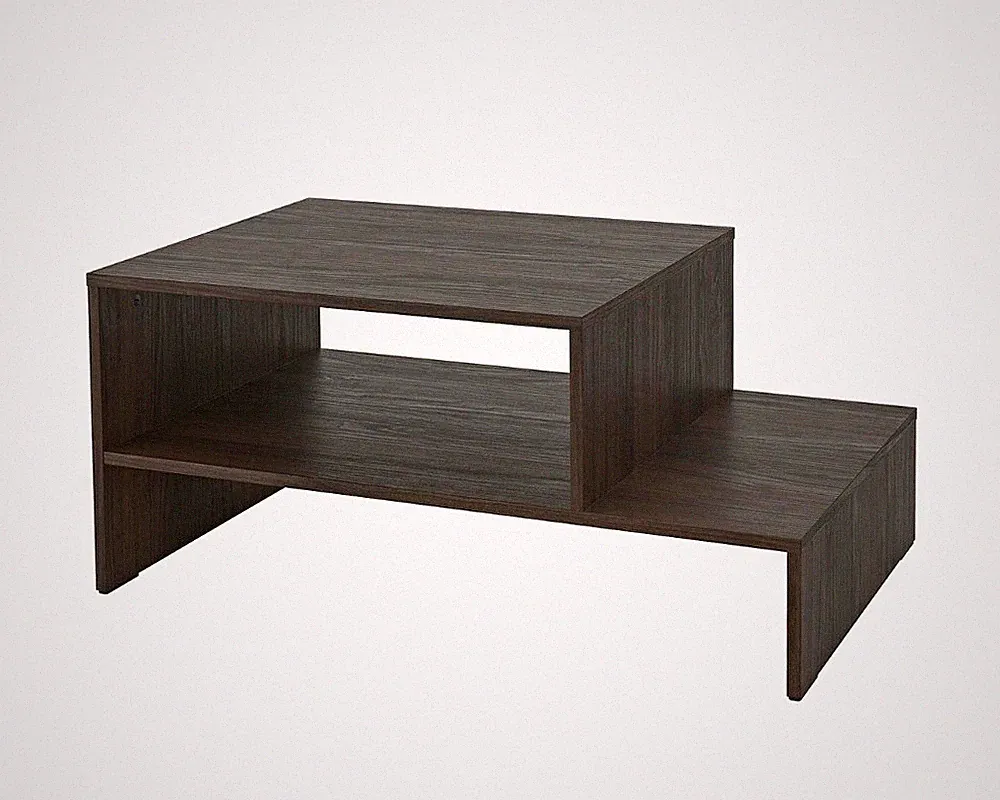 IKEA HOLMERUD Couchtisch 90x50x45 cm rechteckig braun Holzoptik mit Regal