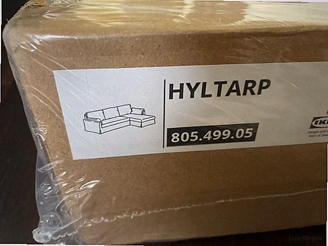 Ikea HYLTARP Neu Bezug 3er-Sofa+Récamiere rechts, Gransel grau 805.499.05