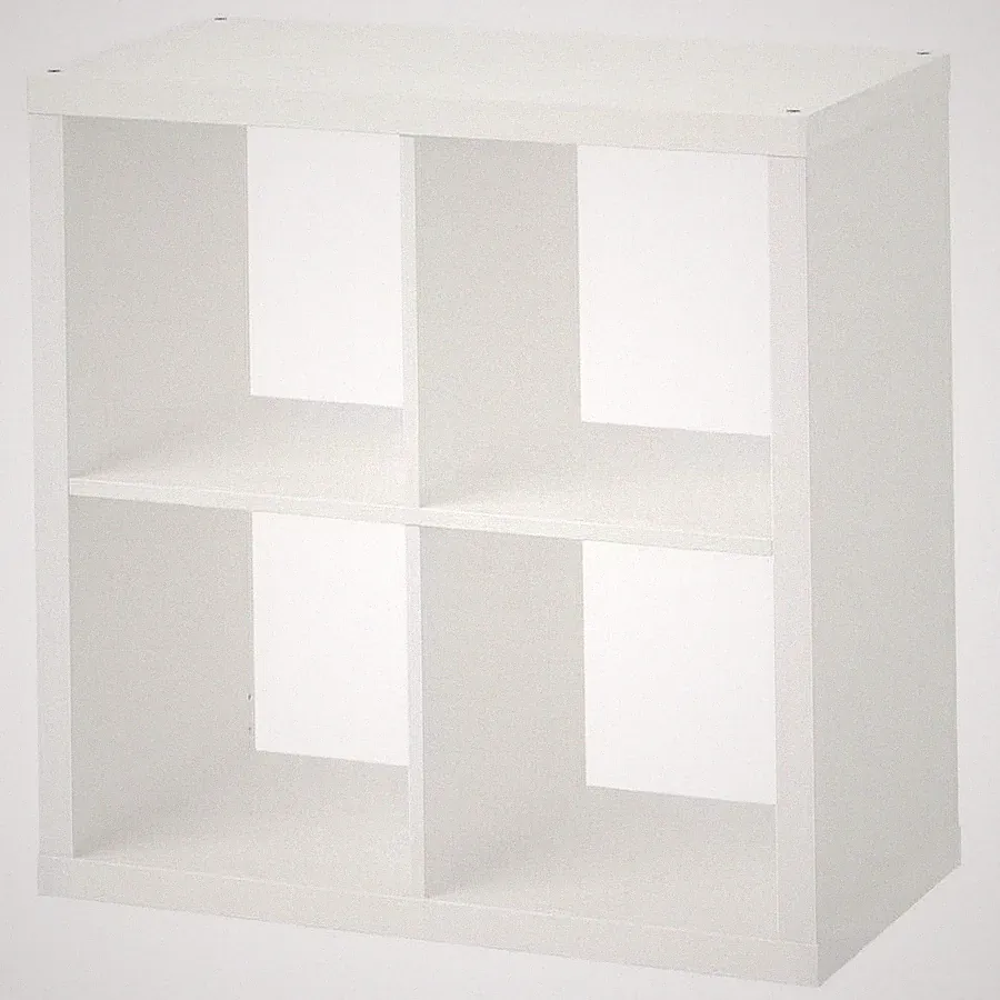 IKEA KALLAX Regal 77x77 cm - Bücherregal Wandregal Aufbewahrung Weiß 77 x 77 cm