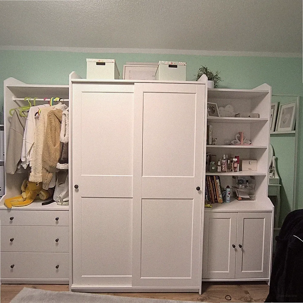 Ikea Kleiderschrank Kombination 3tlg weiß