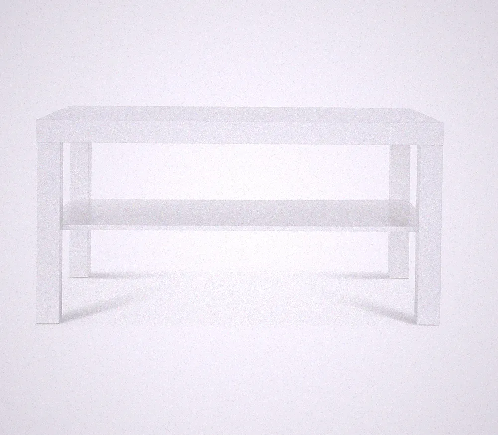 IKEA "LACK" Couchtisch 90x55x45cm Beistelltisch Sofatisch mit Ablage - WEIß