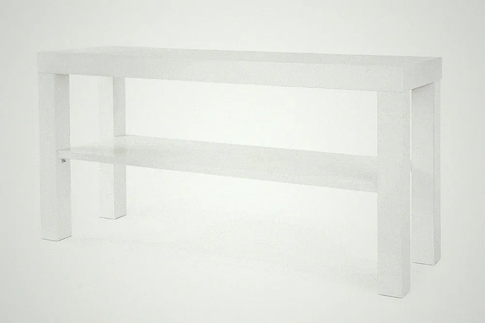 IKEA "LACK" TV-Bank weiß 45 cm hoch 40 kg Belastung