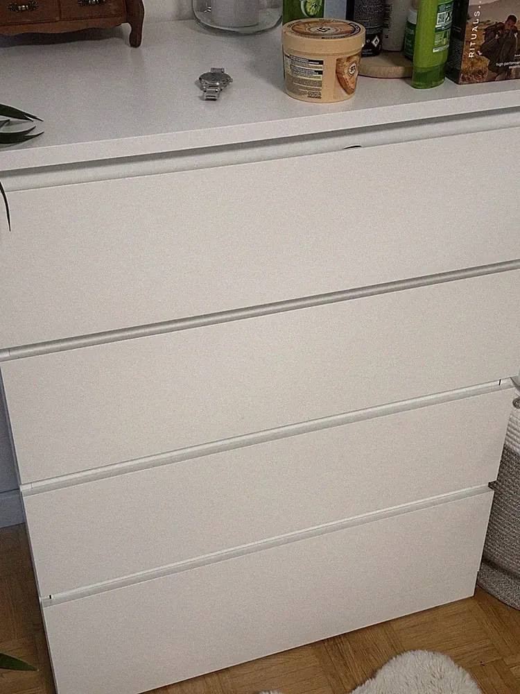 IKEA Malm Kommode 4 Schubladen Weiß Schlafzimmer - Gebraucht Guter Zustand