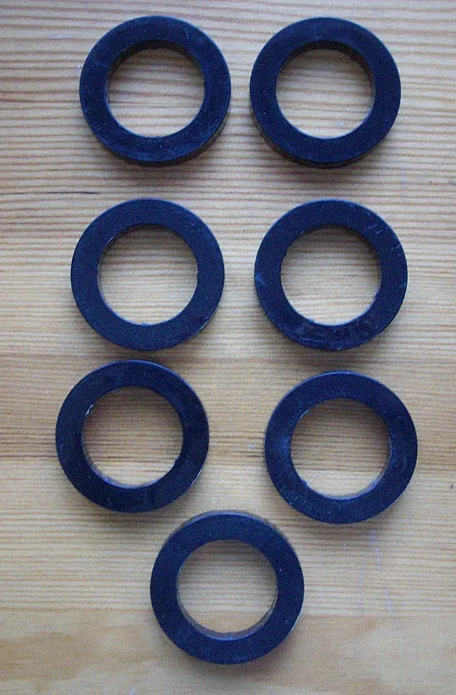 Ikea Metod Abstandshalter für Schrankfüße (7 Stück) schwarz