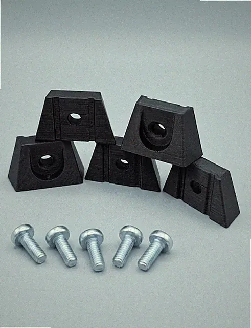 IKEA Milsbo Vitrinen Ersatzteil, Halter Adapter + Schrauben 4x