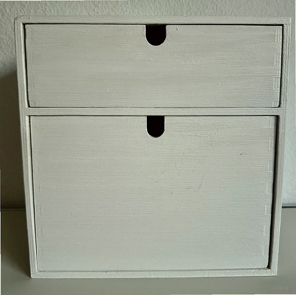 IKEA Moppe - kleine Komode mit 2 Schubladen - Schubladenbox Rarität Holz Weiß