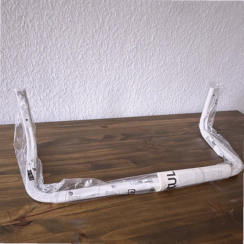 IKEA MULIG Garderobenstange Weiß 57 cm Stahl Wandmontage 301.794.35