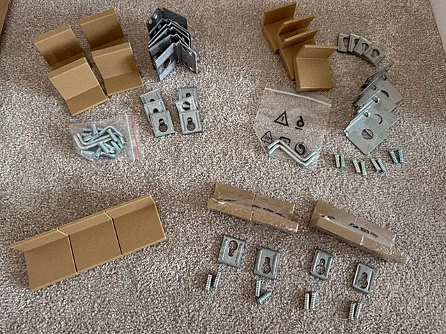 IKEA Original Ersatzteil Expedit Kallax Eiche Halterung Pad Sicherheitshalterung selten