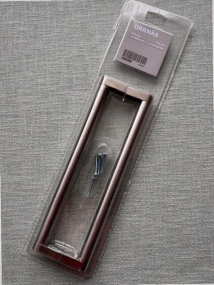 IKEA Orrnäs Möbelgriffe Edelstahl 234 mm Lochabstand 224 Küchengriffe Griffe NEU