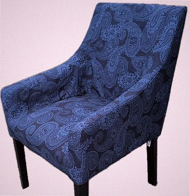 IKEA Sakarias Armlehnenstuhl Kvillsfors Husse Ersatzbezug Stuhlbezug Paisley Neu