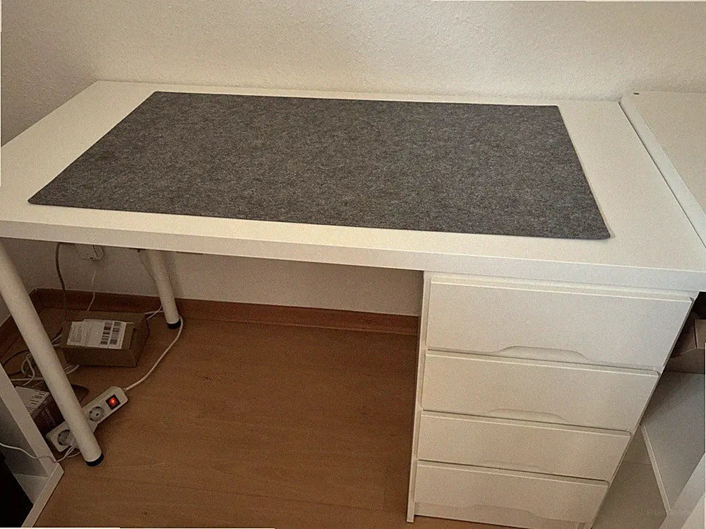 Ikea Schreibtisch Lagkapten + Schubladenelement Ale