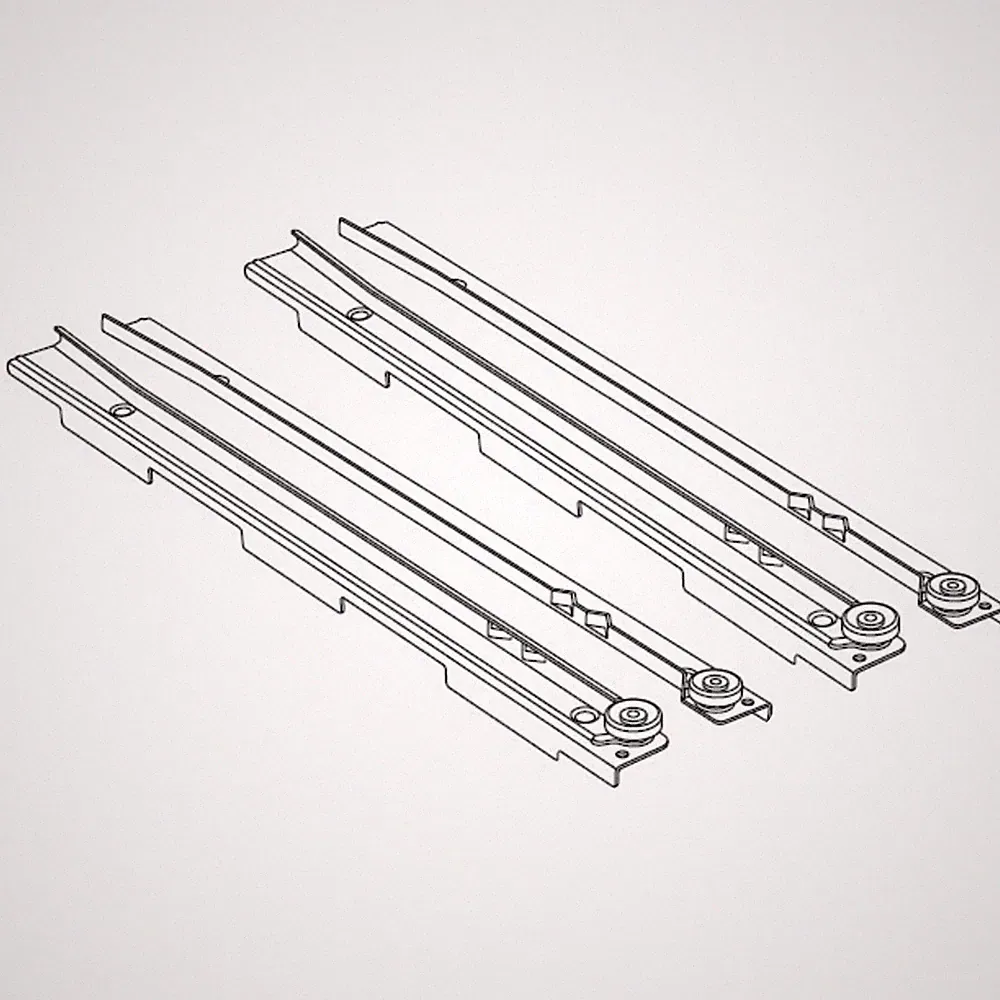 IKEA Schubladenschienen Links & Rechts für MALM - 148601 / 118790 Ersatzteil