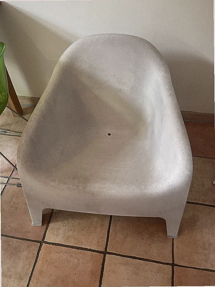 IKEA SKARPÖ Gartenstuhl Grau Kunststoff 79x80x71 cm Outdoor Balkon