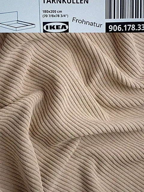 IKEA TÄRNKULLEN Bezug für Bettgestell 180x200 Kelinge beige 906.178.33 NEU