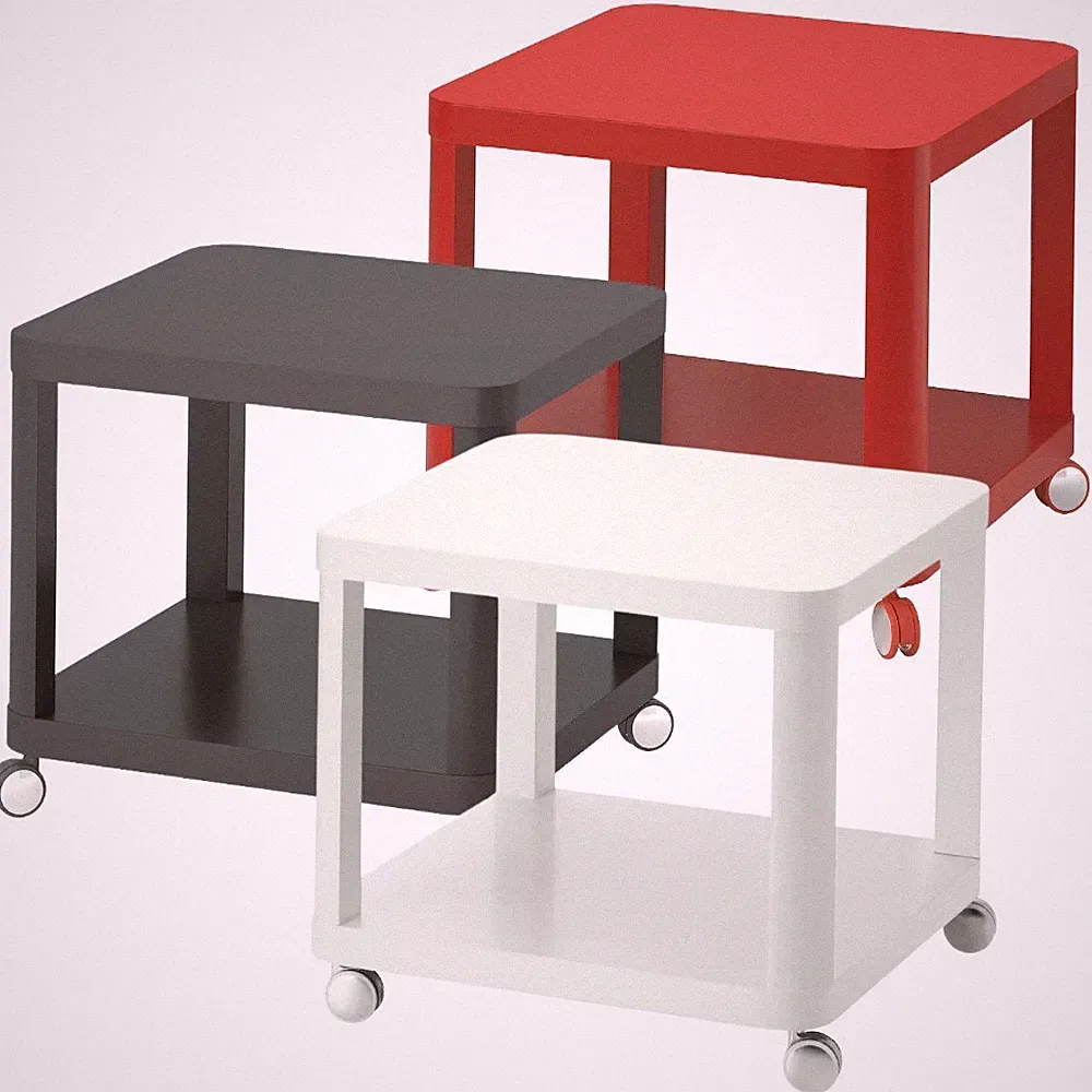 🔵🟡 Ikea Tingby Couchtisch Beistelltisch mit Rollen Pflanztisch