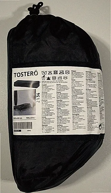 IKEA Tosterö Abdeckung für Sonnenliege Hülle 200x60cm 702.923.21 NEU OVP