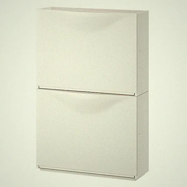IKEA TRONES Schuhschrank 52x18x39cm Wandmontage Aufbewahrung Flur Organizer