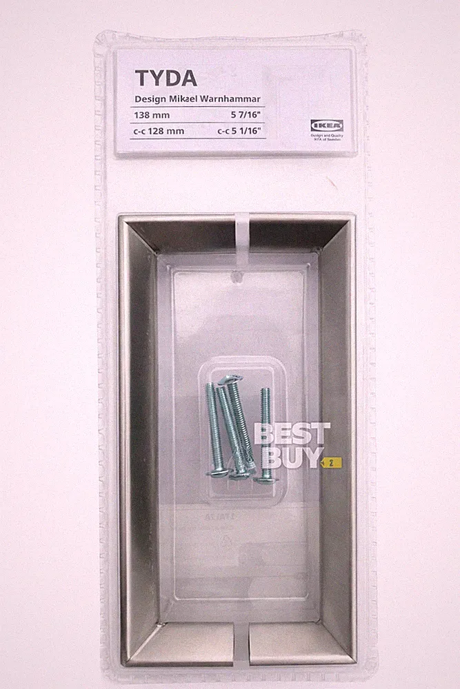 ☑️ IKEA Tyda Möbelgriffe Griff Griffe 138 mm 2 Stück ☑️