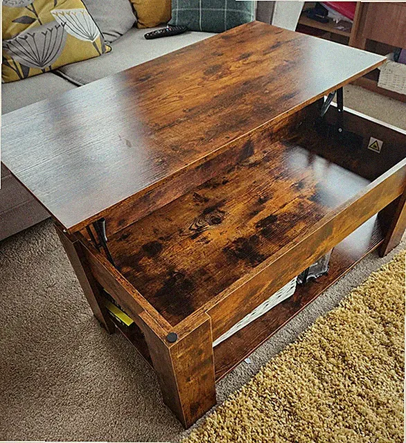 Industrial Couchtisch Vintage Retro Stil Möbel Rustikal Holz Stauraum