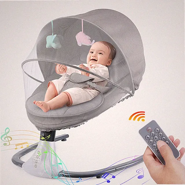 Intelligente Baby Elektrische Schaukelstuhl Babyschaukel Wiege bluetooth Musik
