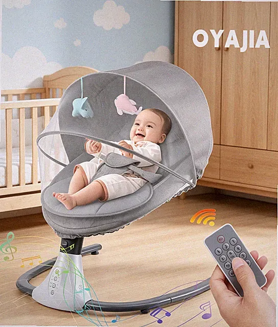 Intelligente Baby Elektrische Schaukelstuhl Babyschaukel Wiege bluetooth Musik