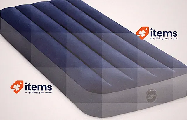 Intex Luftbett 64756 Bunt 191 X 76 25 Cm Wave Beam Einzel Aufblasbar