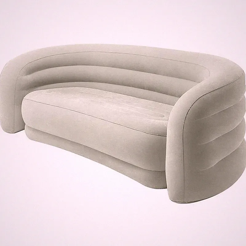Intex Sofa Couch Sitzmöbel Polstersofa Wohnlandschaft Relaxsofa grau - Wie Neu