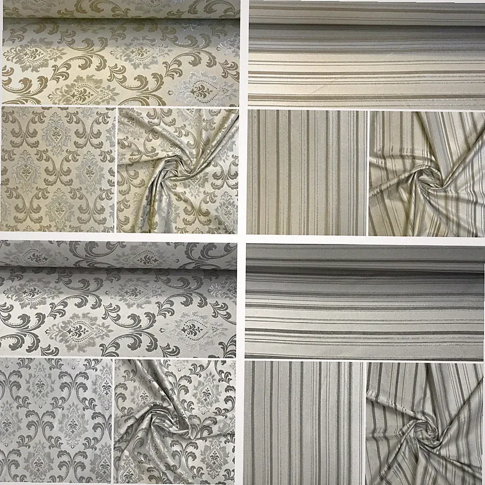Jacquard Stoff Möbelstoff Polsterstoff Deko Meterware Barock Vintage 280cm Breit